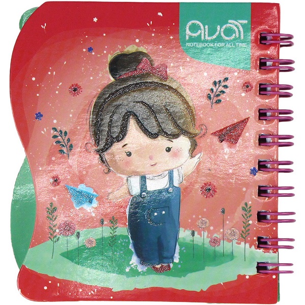 دفترچه یادداشت فانتزی سایز 9*10 آوات